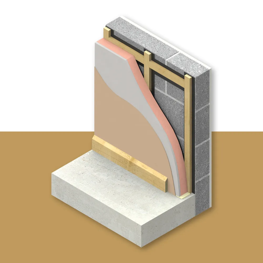 32.5mm Kingspan Kooltherm K118 Insulated Plasterboard (2400x1200mm) - Per Board