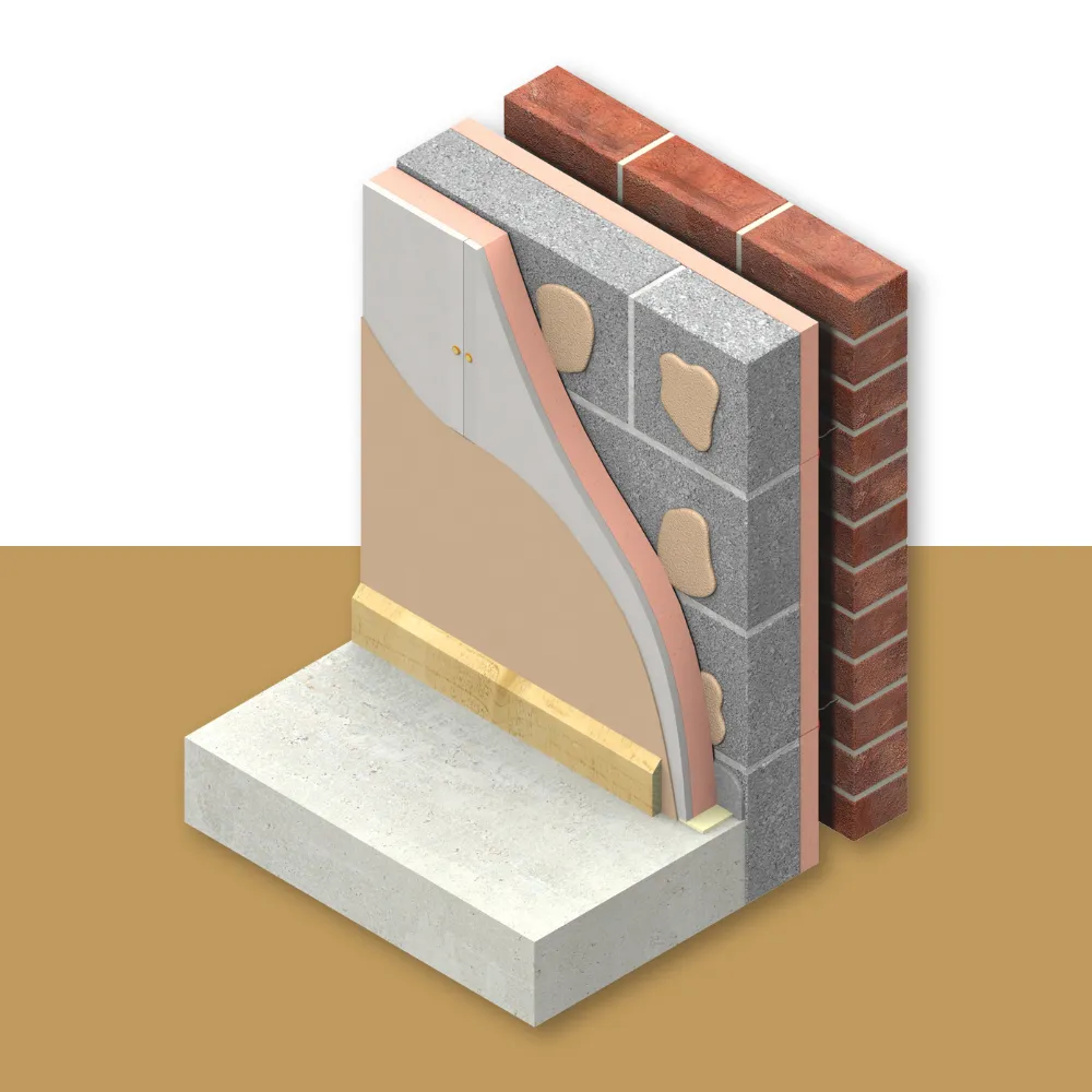 32.5mm Kingspan Kooltherm K118 Insulated Plasterboard (2400x1200mm) - Per Board