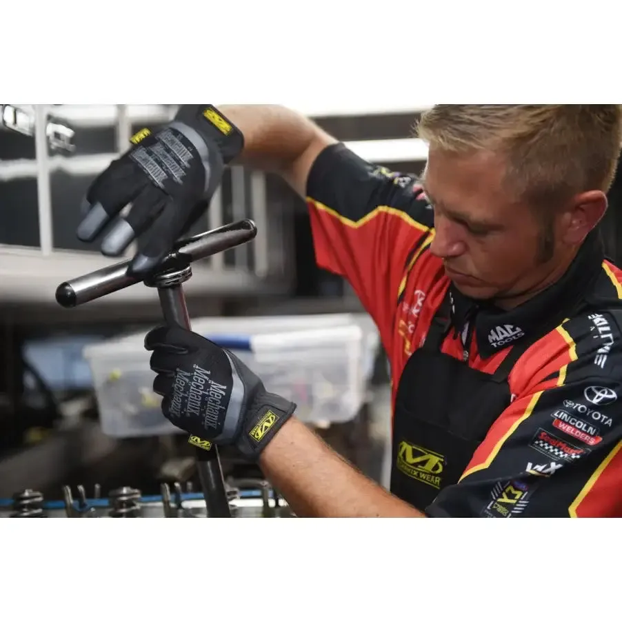 AA Premium Mechanic Work Glove, Grey - M/L