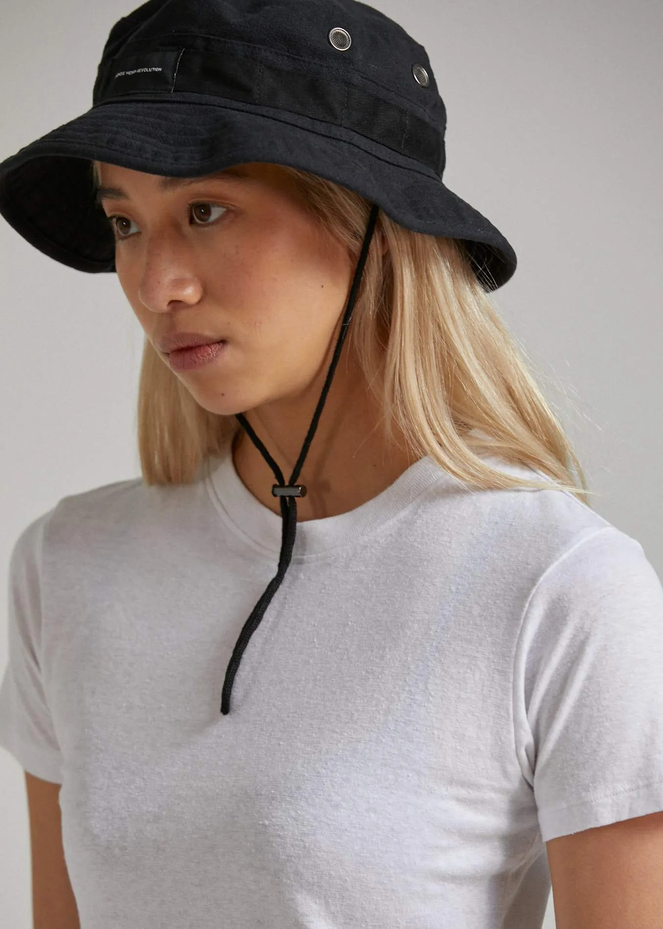 Afends Unisex Revved Up - Hemp Bucket Hat - Black
