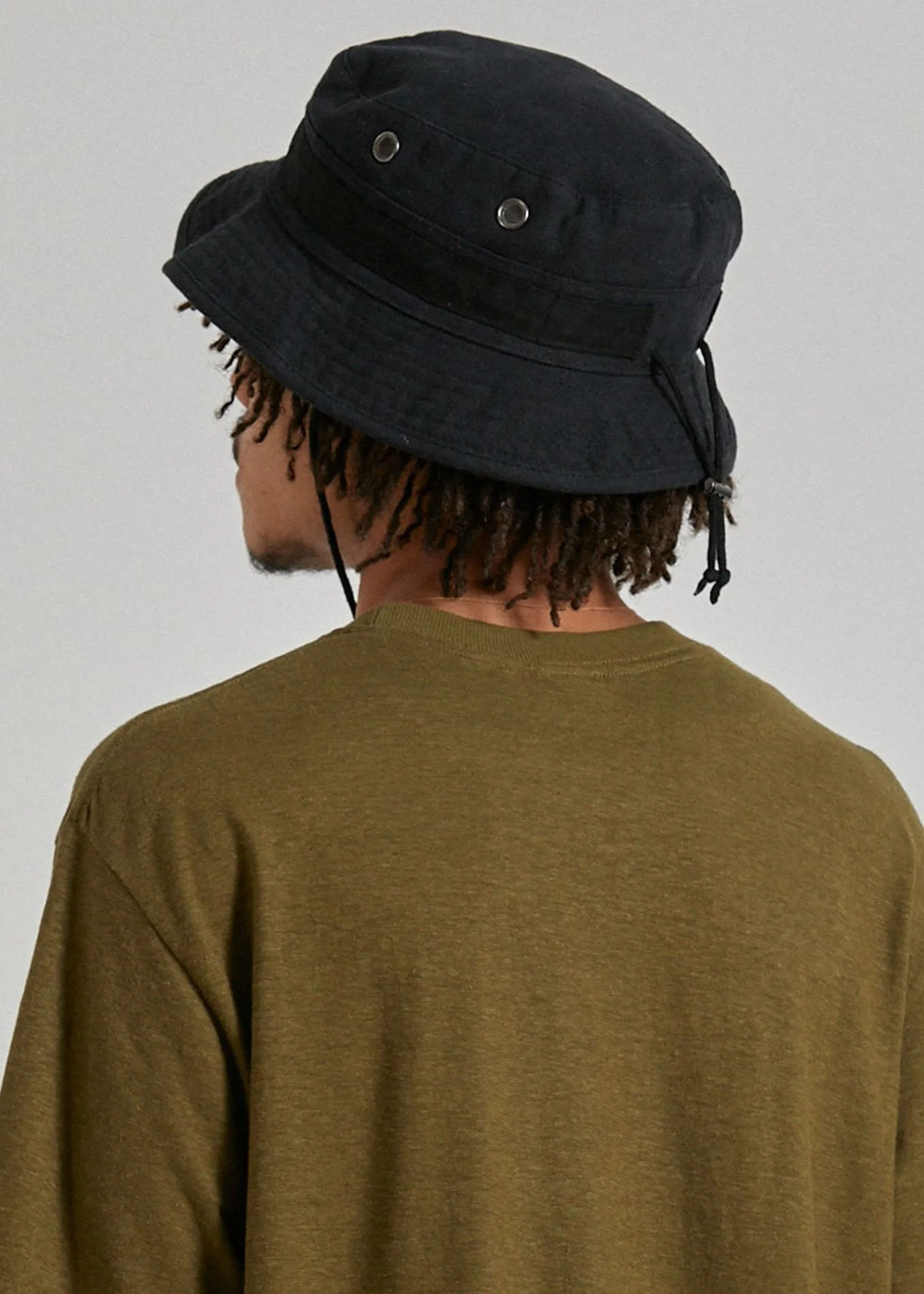 Afends Unisex Revved Up - Hemp Bucket Hat - Black