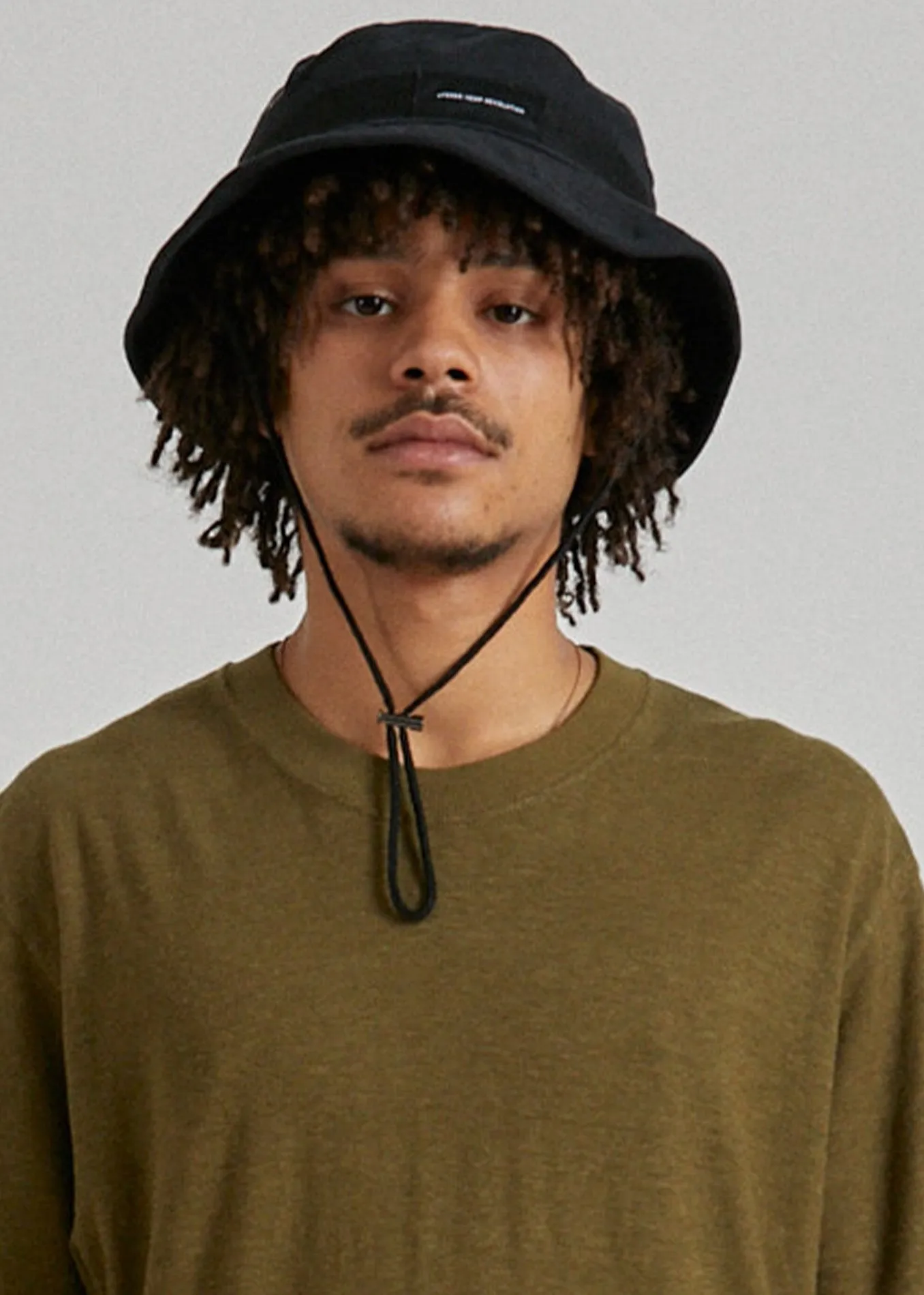 Afends Unisex Revved Up - Hemp Bucket Hat - Black