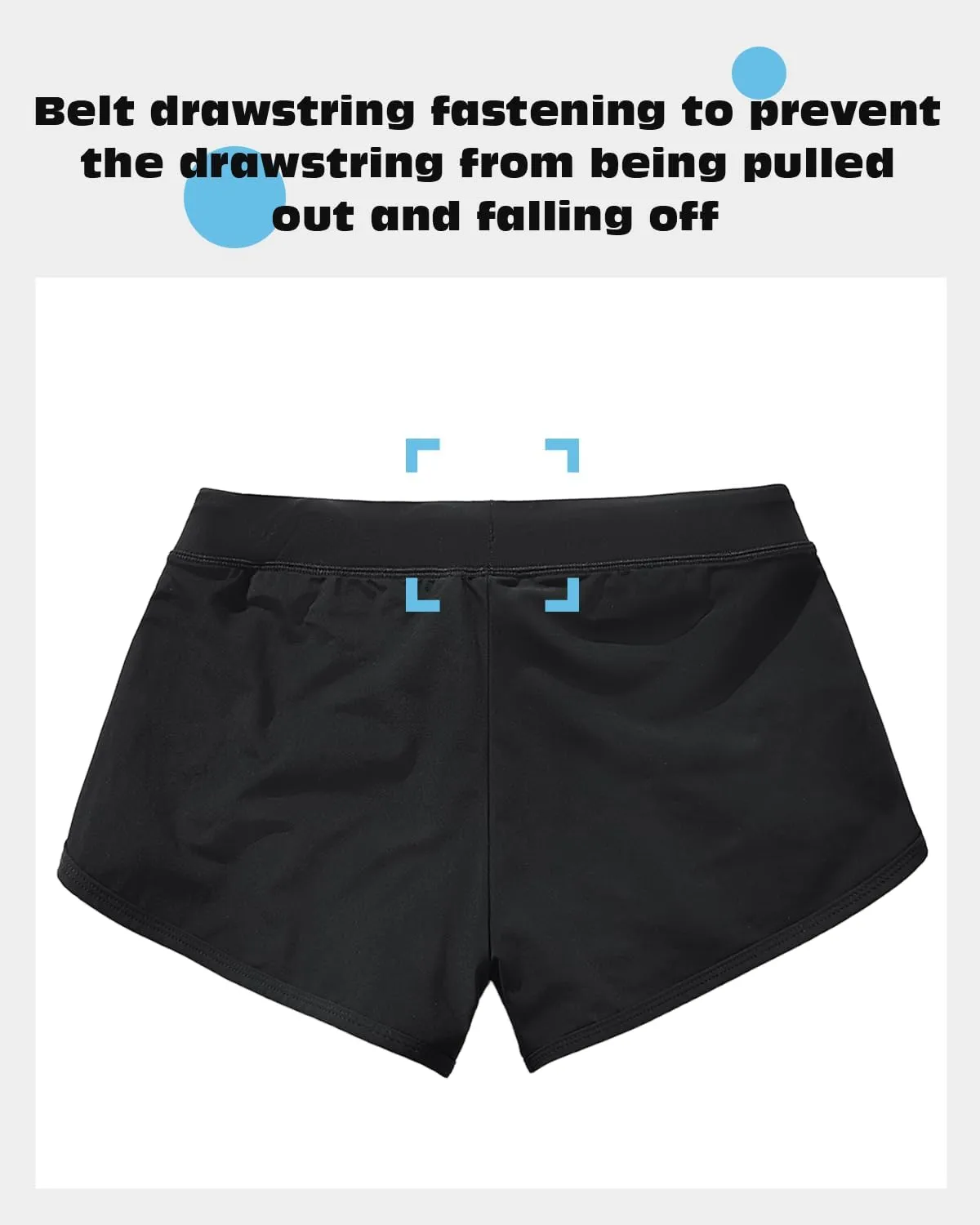 AIMPACT Mens Short Swim Trunks Quick Dry Beach Board Shorts 80s 90s Summer Vintage Swimwear with Lining Swimming Suits