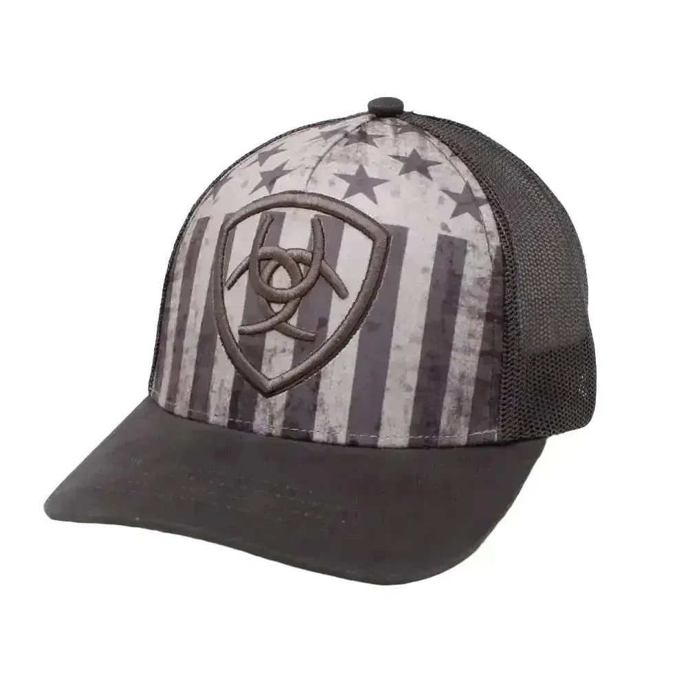 ARIAT USA Shield (Dark Grey) - Trucker Cap