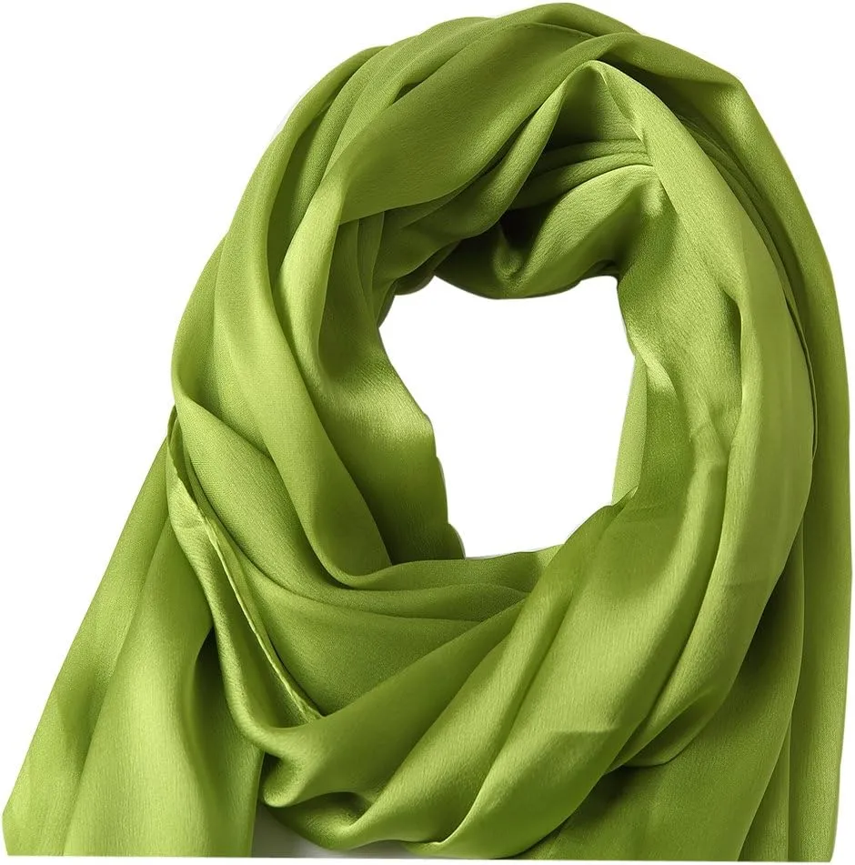 Bellonesc Silk Scarf 100% silk Long Lightweight Sunscreen Shawls for Women