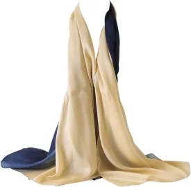 Bellonesc Silk Scarf 100% silk Long Lightweight Sunscreen Shawls for Women