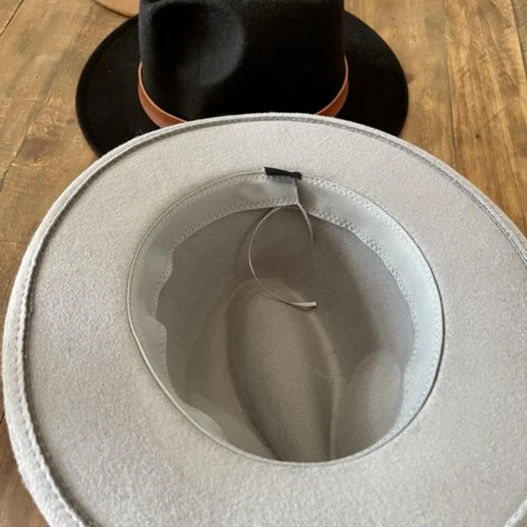 Belted Fedora Hat