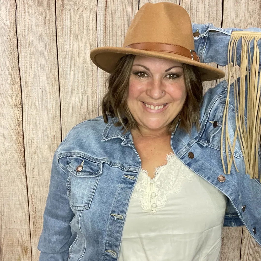 Belted Fedora Hat