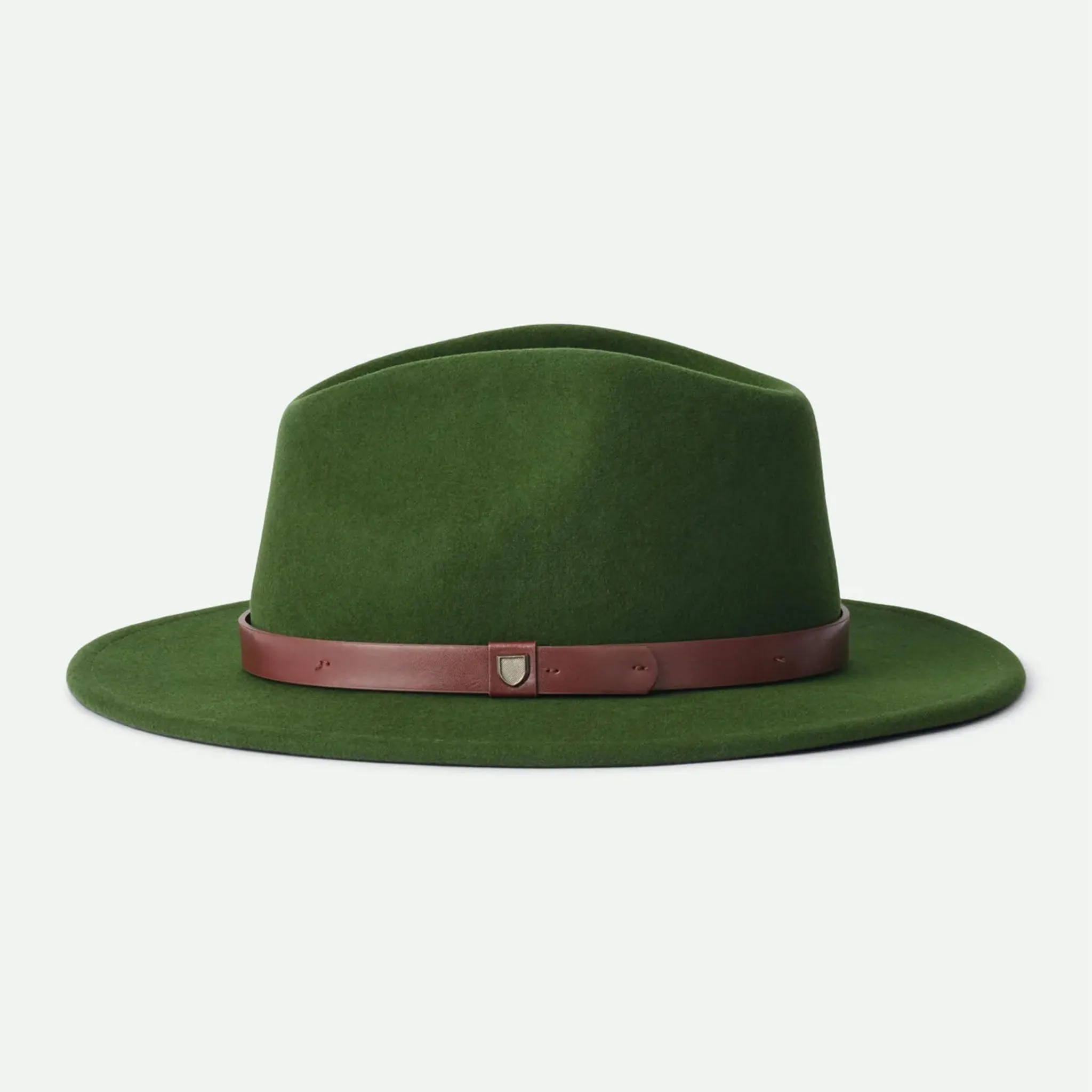 Brixton Messer Fedora in Moss