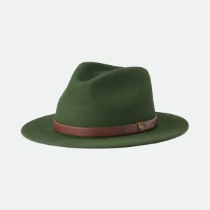 Brixton Messer Fedora in Moss