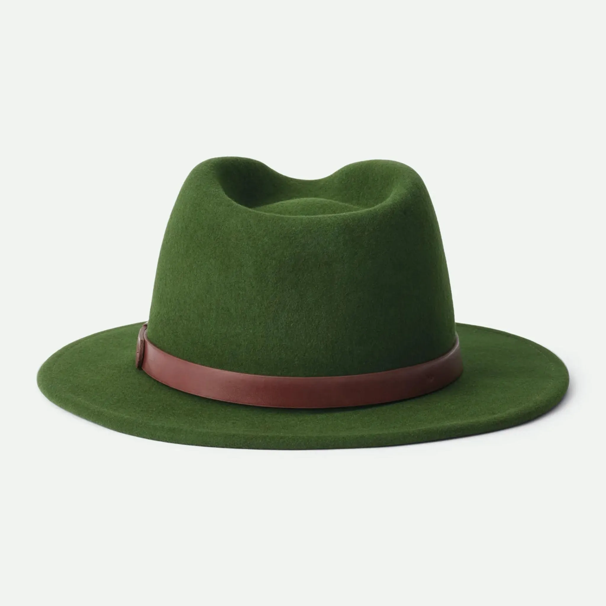 Brixton Messer Fedora in Moss