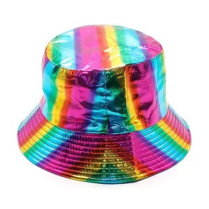 Bucket Hat - Shiny Rainbow