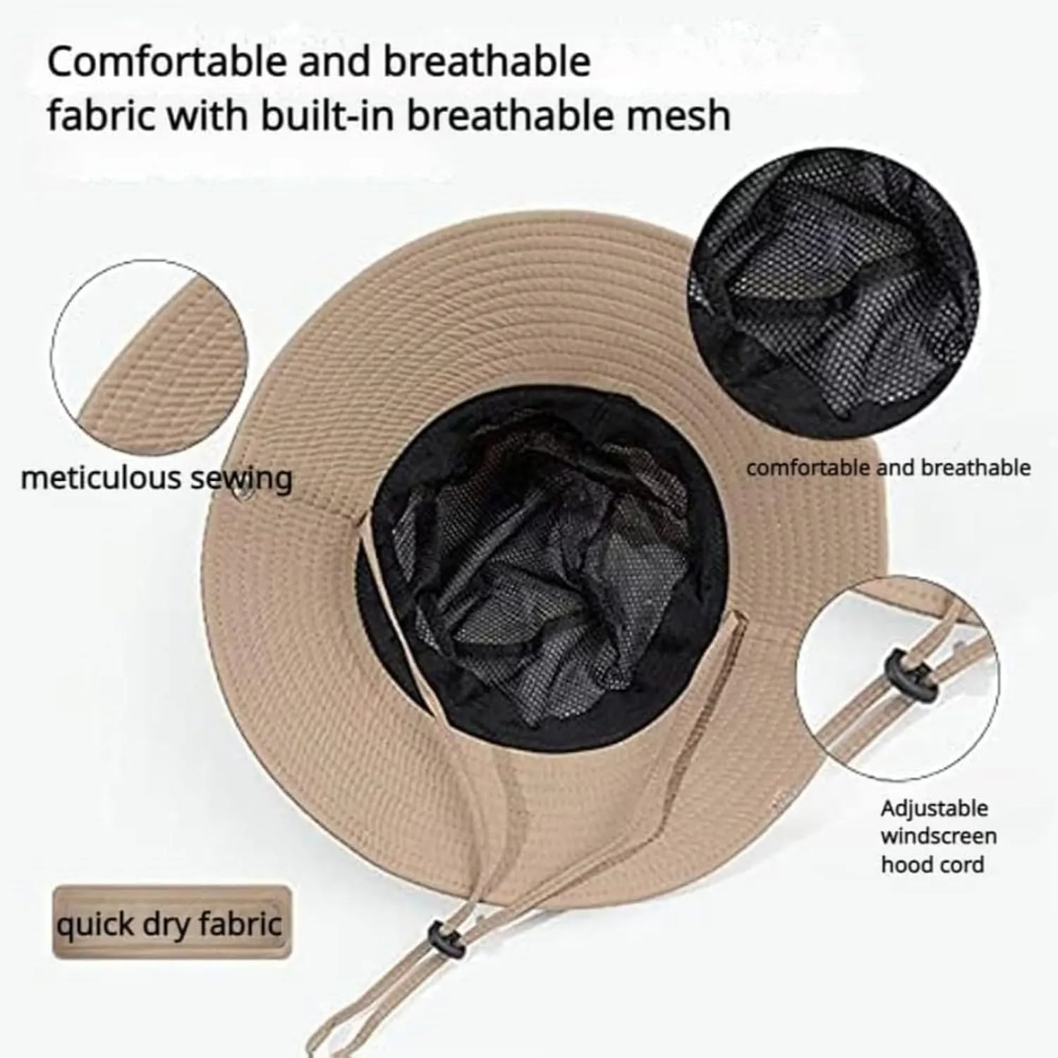 Bucket Hats with Bike Helmet Cycling Helmet for Unisex Adults Fashion Breathable Sunscreen Head Protection Bicycle Helmet Hats