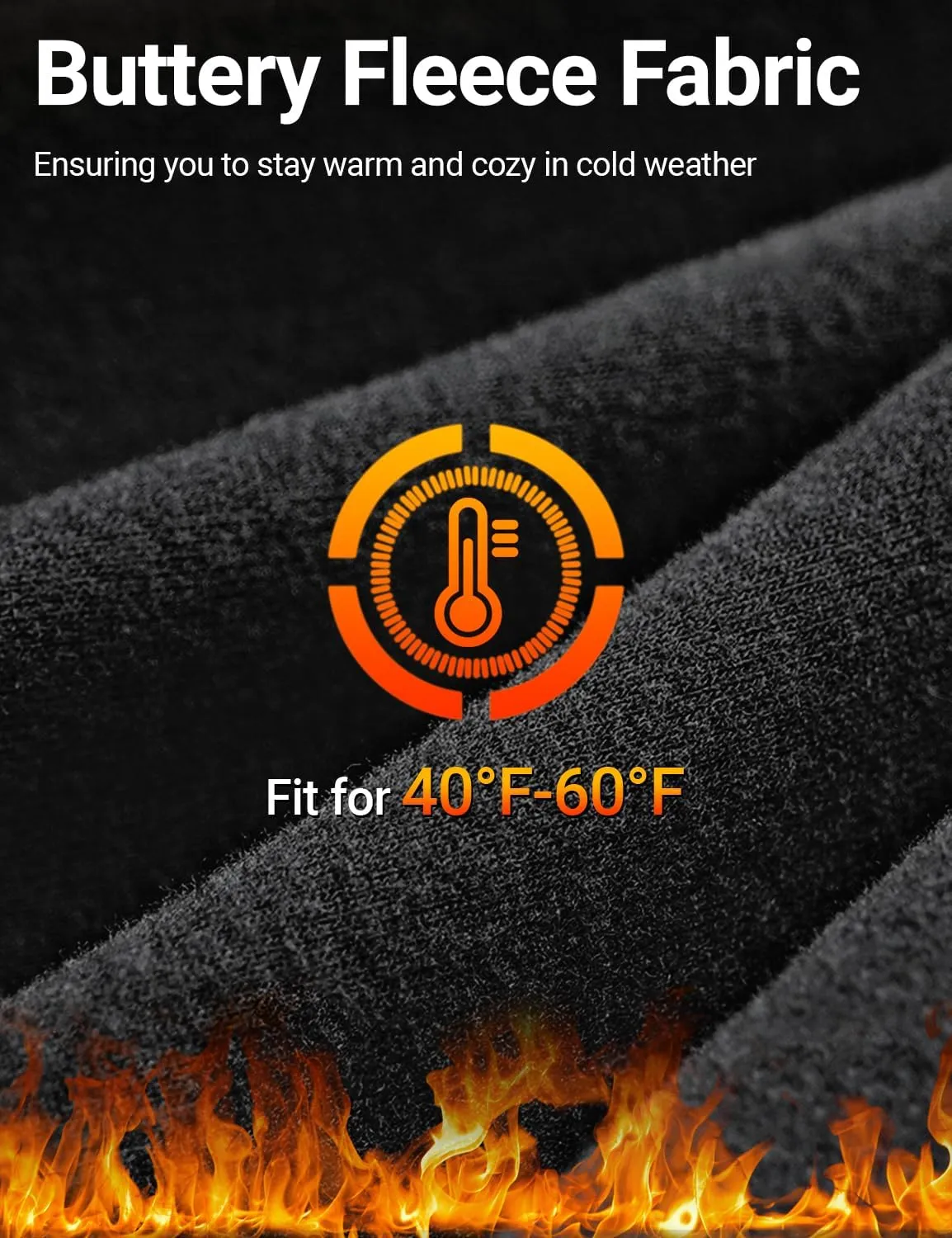 BVVU Women's Fleece Lined Pants Hiking Crossover Flare Winter Thermal Pants Water Resistant Outdoor Bootcut Warm Joggers