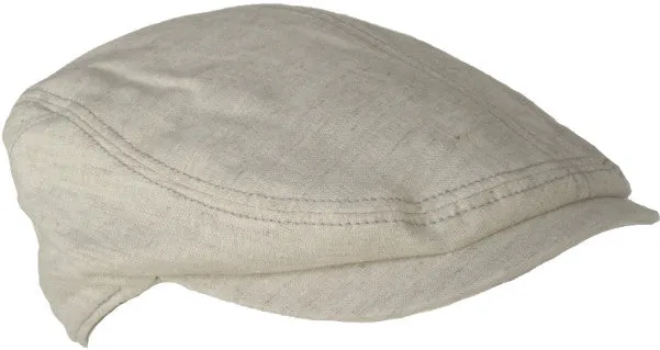 Christys Crown "Discine" Ivy Scally Cap Linen Newsboy
