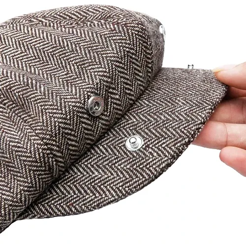 Classy Men Cool Brown Vintage Newsboy Cap