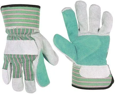 Clc Double Leather Palm Safety Cuff Work Gloves One-Size