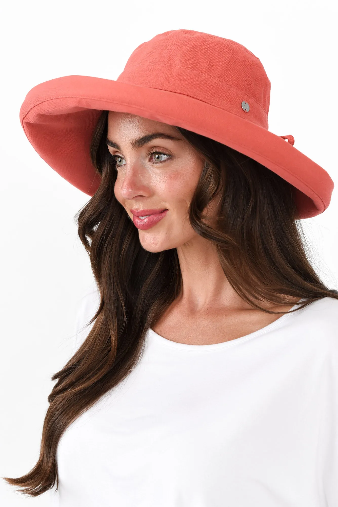 Coogee Rust Cotton Upturn Hat
