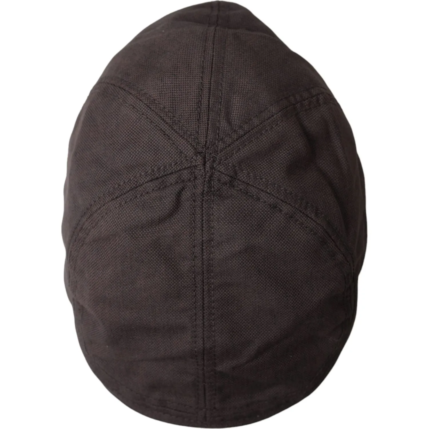 Dolce & Gabbana Brown Nylon Cloth Newsboy Hat Men