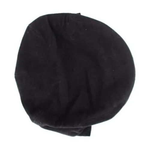 Dolce & Gabbana Sleek Black Newsboy Cap