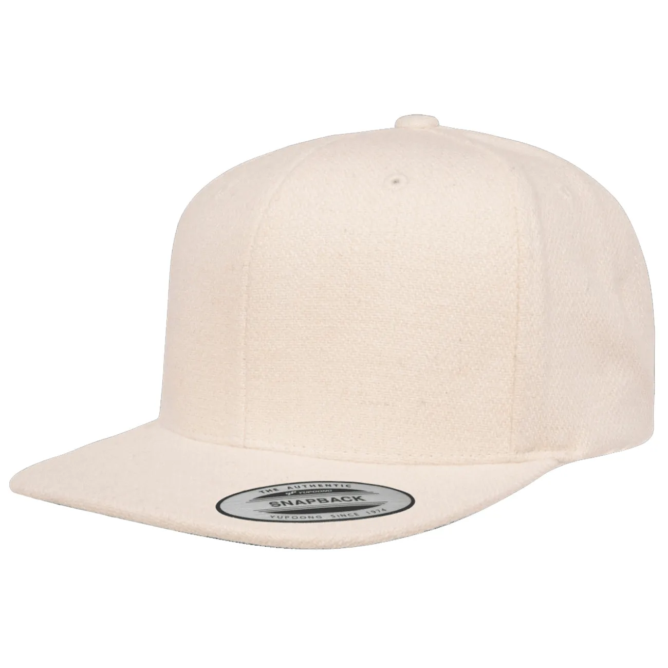 Flexfit Yupoong Classic Melton Wool Snapback Hat