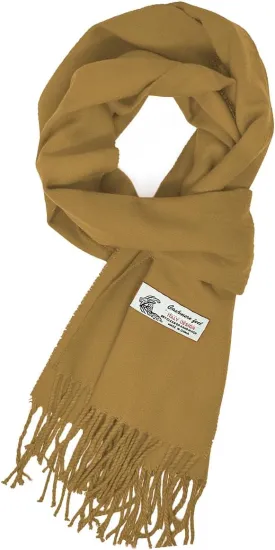 Glory Max Unisex Plain Solid Color Winter Scarf Cashmere Feel Soft Classic 72"x12"