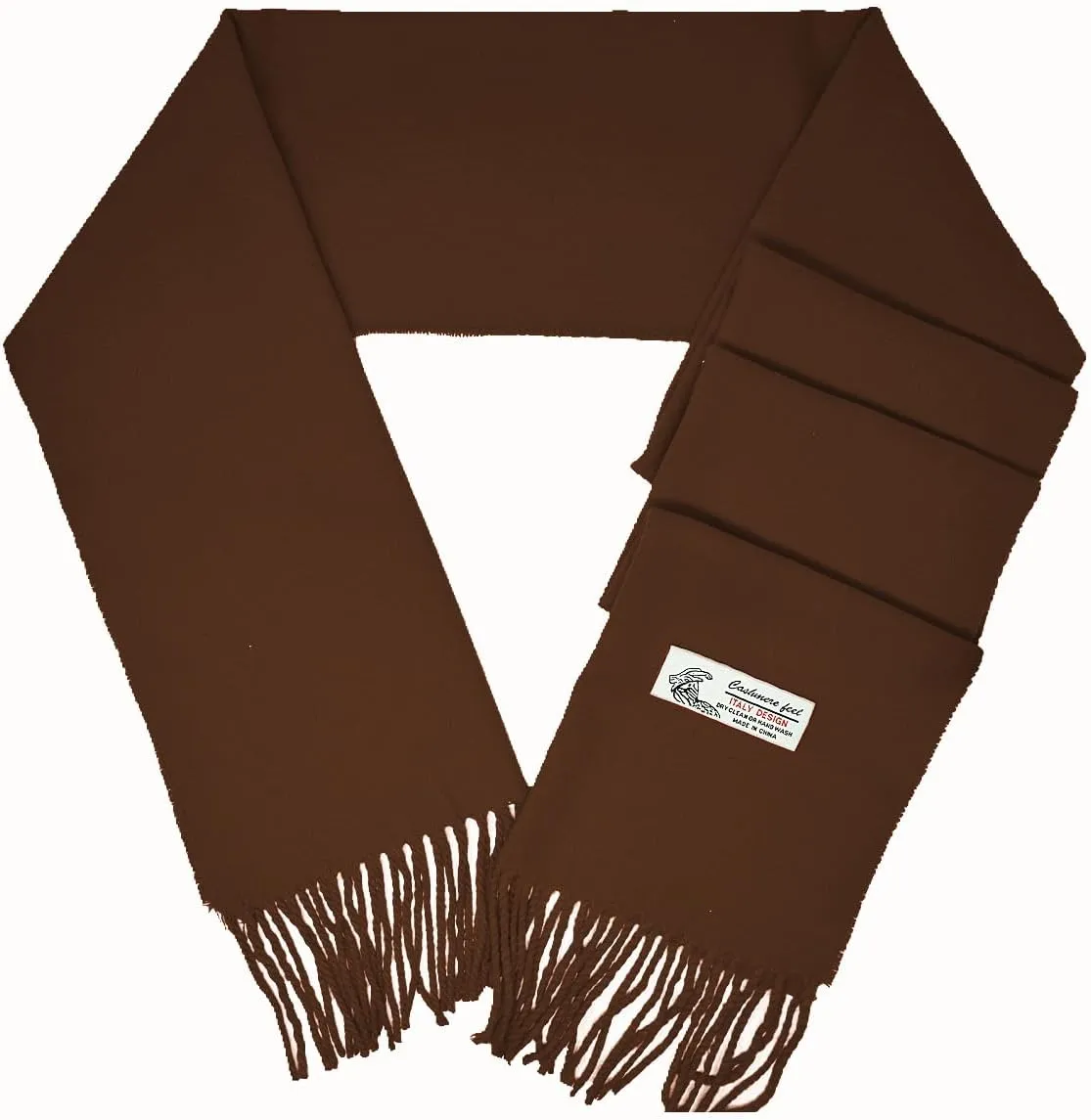 Glory Max Unisex Plain Solid Color Winter Scarf Cashmere Feel Soft Classic 72"x12"
