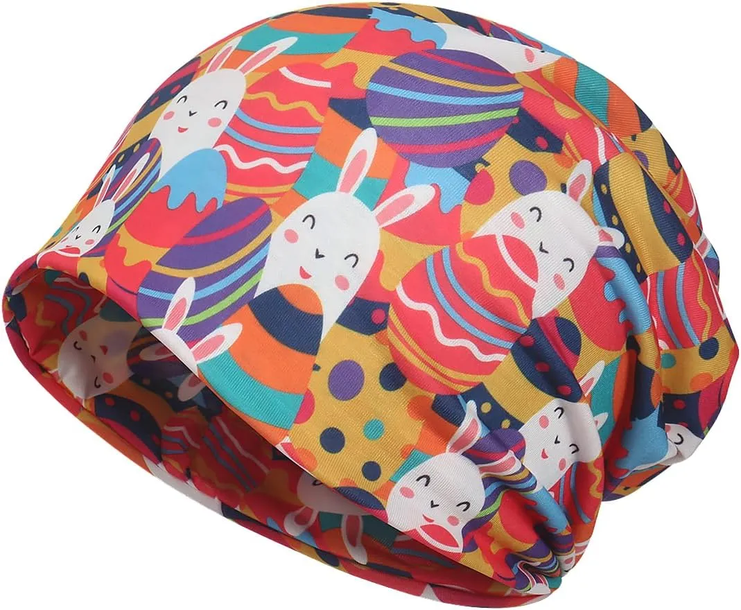 Jemis Versatile Soft-Feel Blend Beanie & Scarf - Stretch Boho Headwear for Chemo Ideal Easy Care