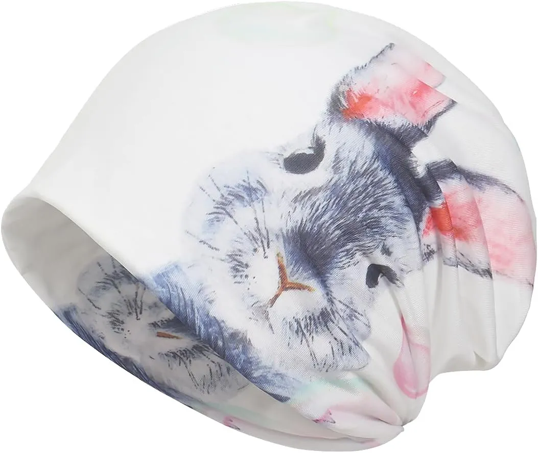 Jemis Versatile Soft-Feel Blend Beanie & Scarf - Stretch Boho Headwear for Chemo Ideal Easy Care