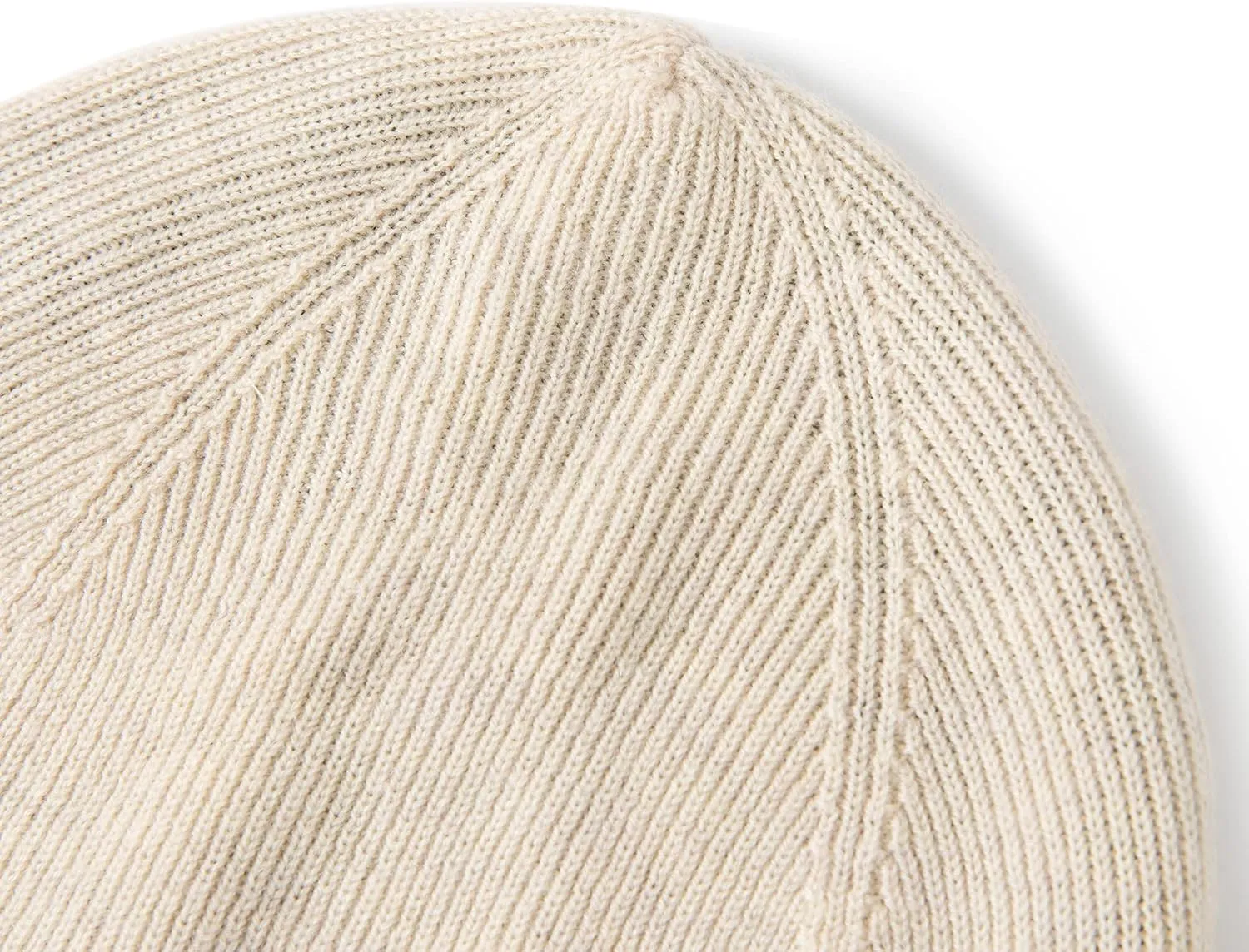 Lallier 100% Merino Wool Beanie with Fleece Lining for Men and Women, Pure Wool Ribbed Knit Warm Winter Hat with Gift Box