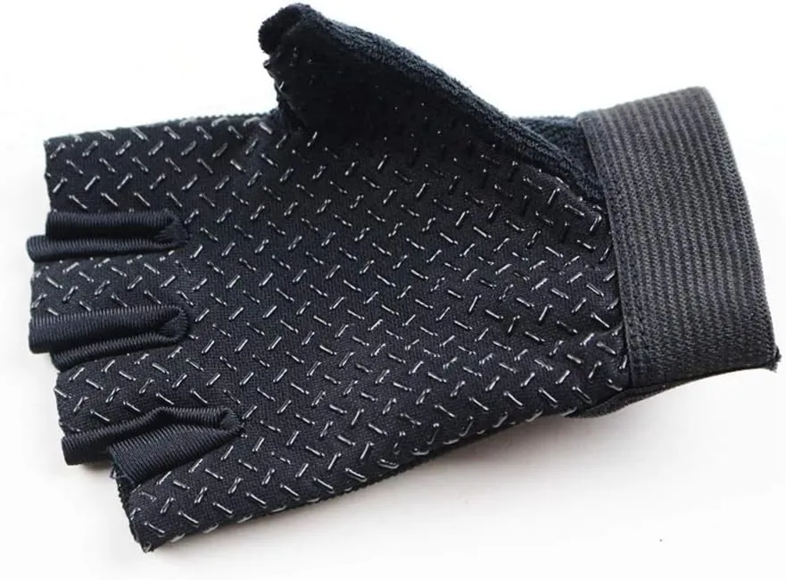 Long Keeper 4-9 Y Kids Half Finger Gloves Boys Girls Anti-slip Sport Tactical Mittens