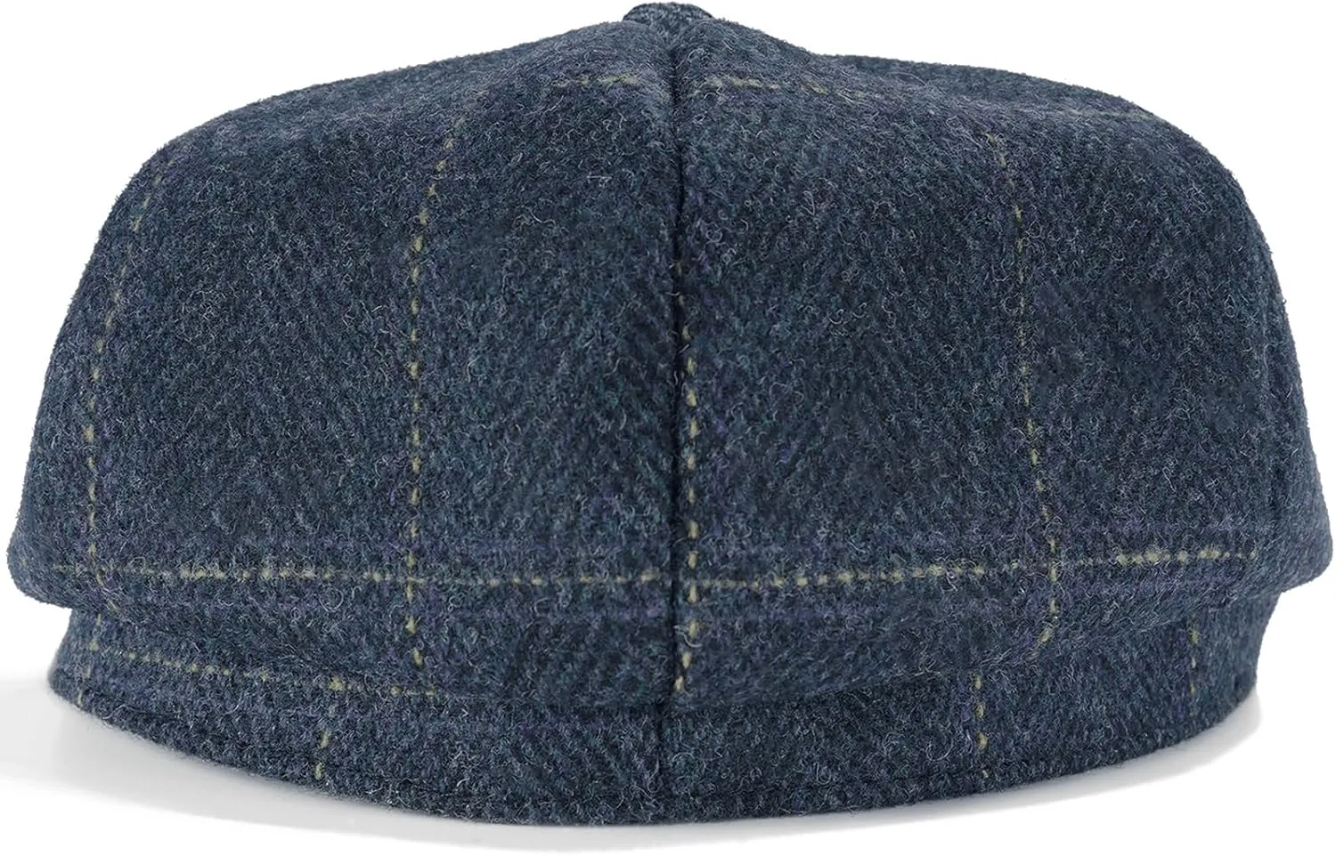 Mens Woolen Newsboy Cap Tweed Gatsby Ivy Cabbie Flat Golf Hat Present for Fathers Women Unisex
