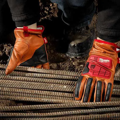 Milwaukee  48-22-8774 Impact Cut Level 3 Goatskin Leather Gloves - XXL
