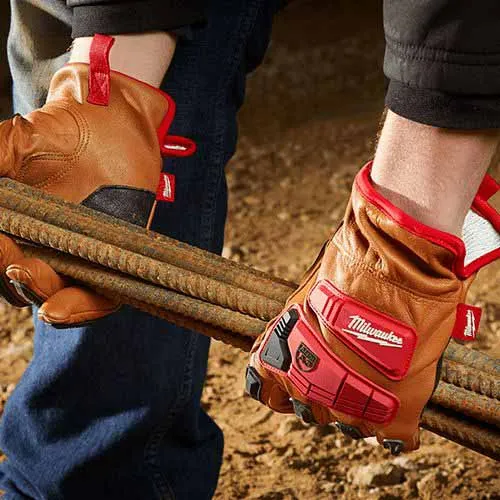 Milwaukee  48-22-8774 Impact Cut Level 3 Goatskin Leather Gloves - XXL