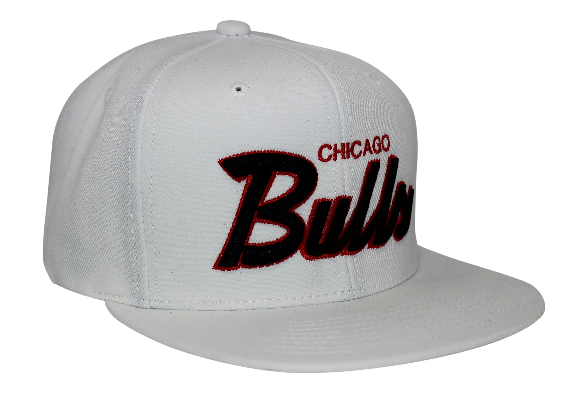 Mitchell & Ness NBA Chicago Bulls Script Logo Snapback Adjustable Cap