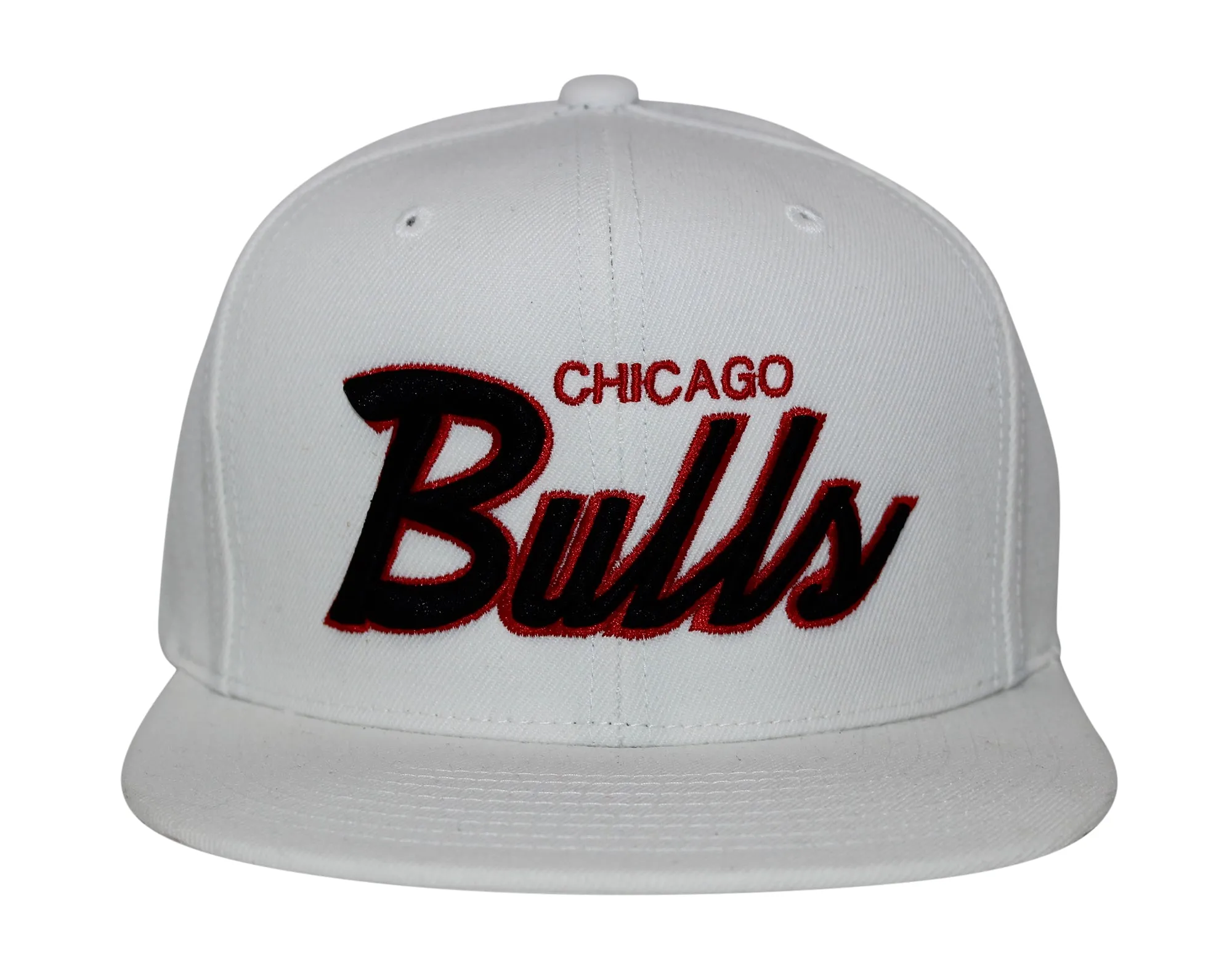 Mitchell & Ness NBA Chicago Bulls Script Logo Snapback Adjustable Cap
