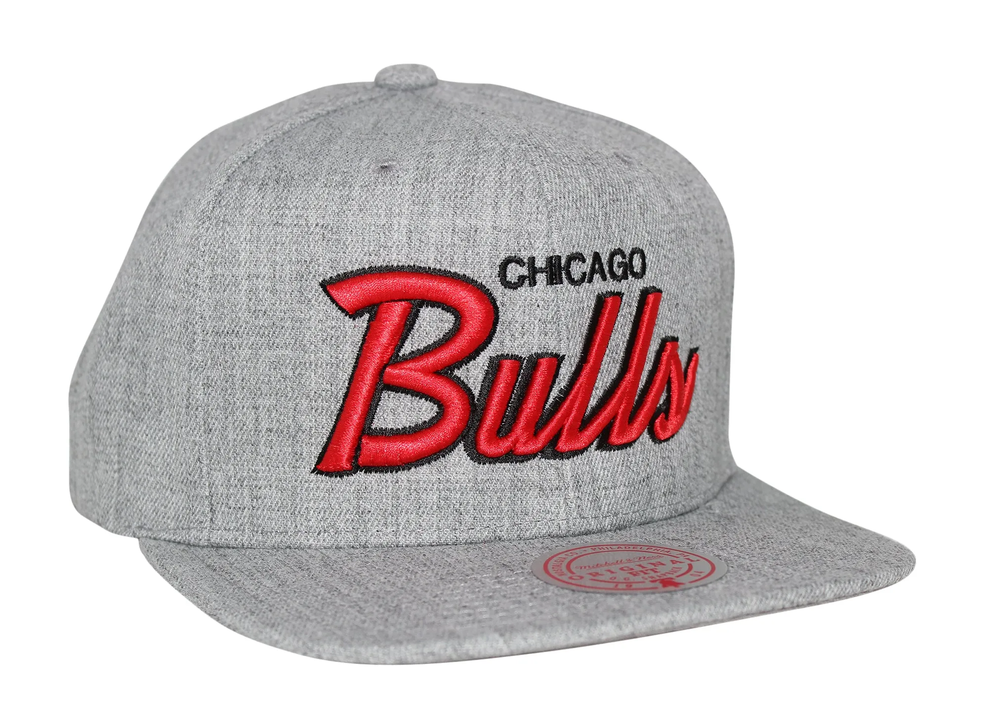 Mitchell & Ness NBA Chicago Bulls Script Logo Snapback Adjustable Cap