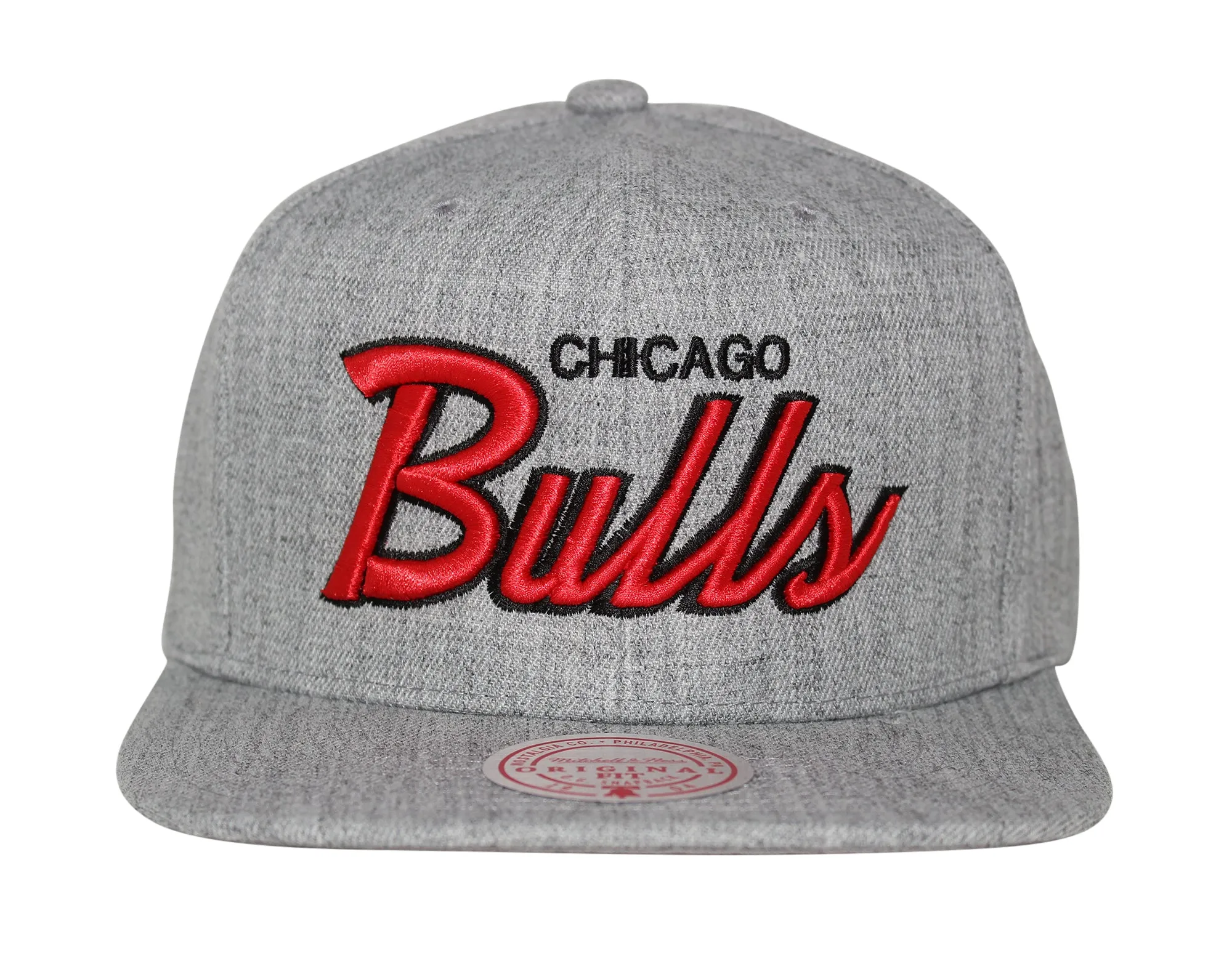 Mitchell & Ness NBA Chicago Bulls Script Logo Snapback Adjustable Cap