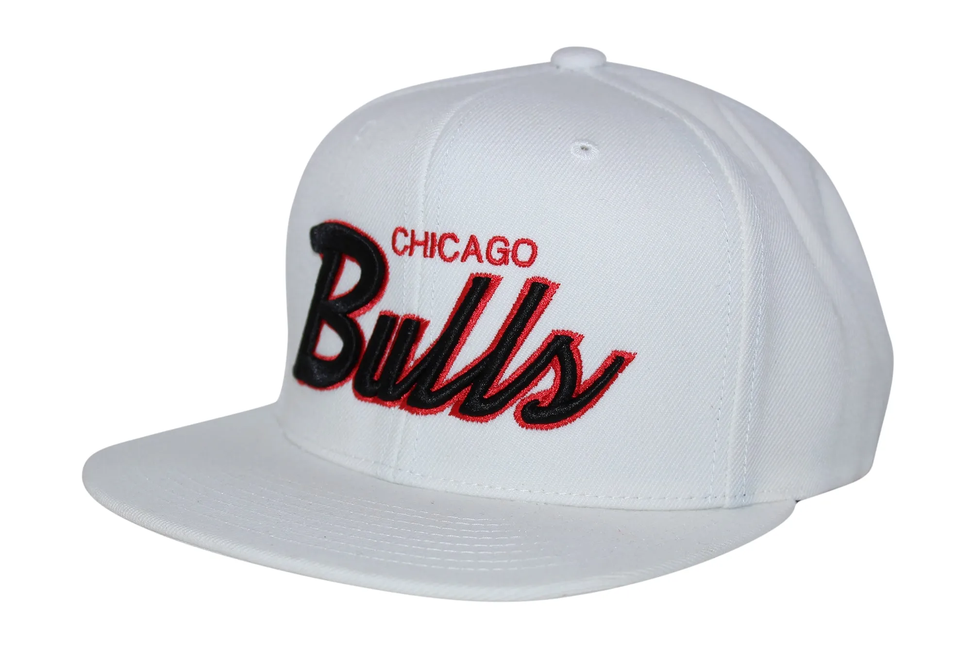 Mitchell & Ness NBA Chicago Bulls Script Logo Snapback Adjustable Cap