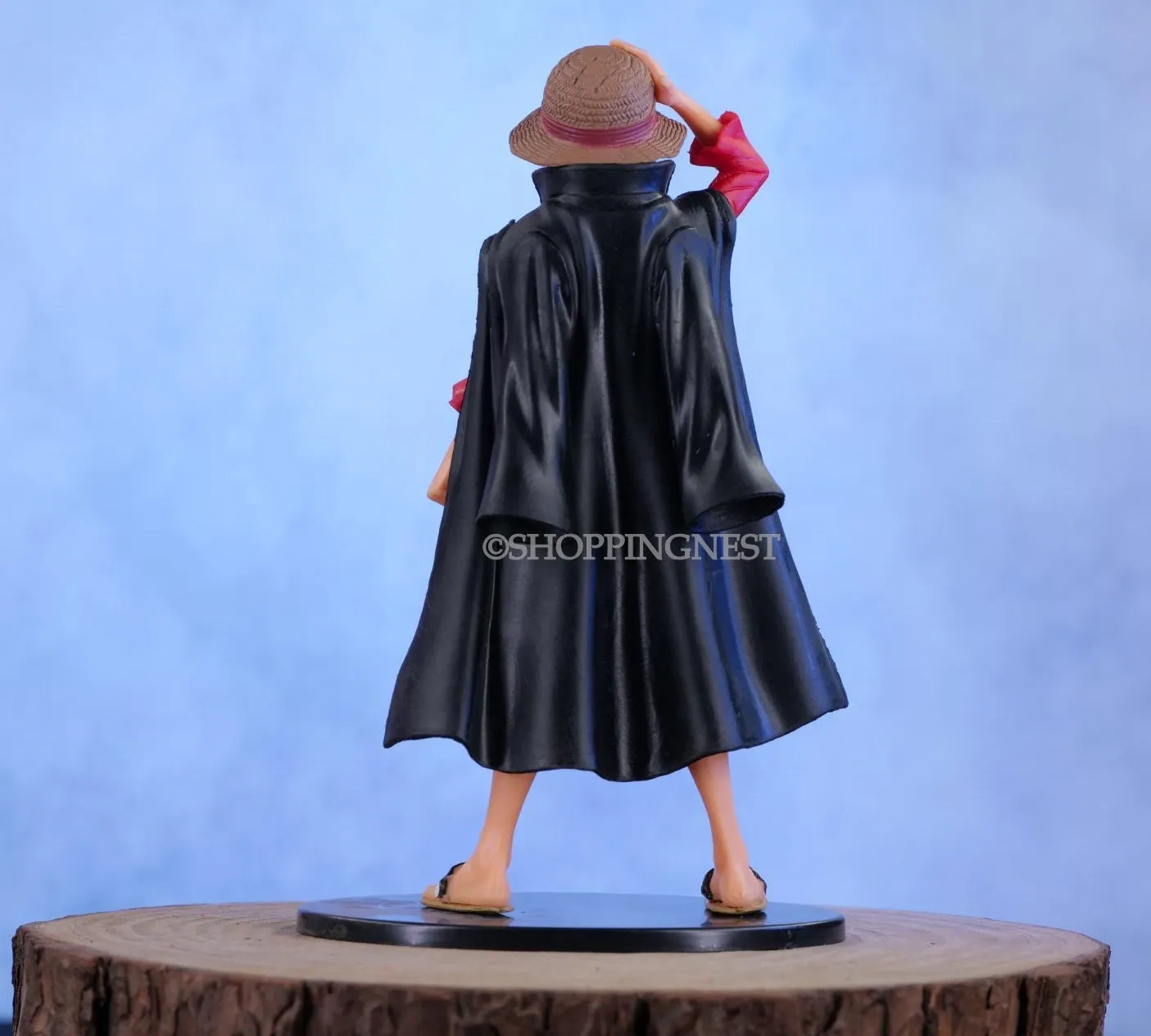 One Piece Anime Monkey D. Luffy e Kawaii with Staw Hat Action Figure  | 17cm |