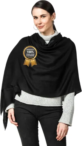 PASHWRAP 100% Himalayan Cashmere Wrap | Lightweight Cashmere Scarf | Ultra Thin Kashmiri Pashmina Shawl | Ideal For Travel