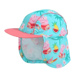 Peppa Pig Tropical Pattern Girls Sun Hat
