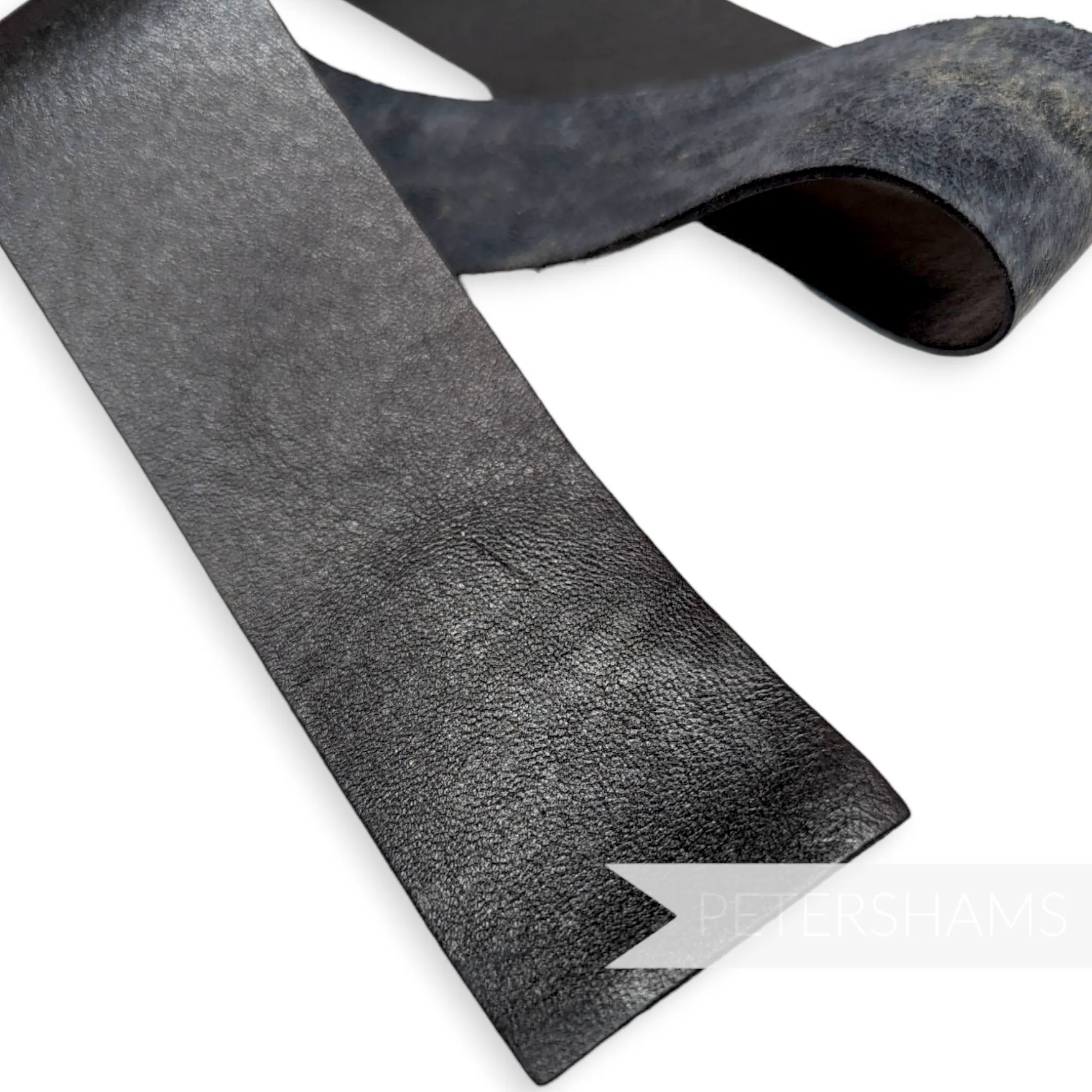Raw Edge Real Leather Hat Band / Sweatband