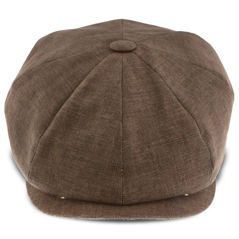Regal - Walrus Hats Linen/Cotton 8 Panel Newsboy Cap