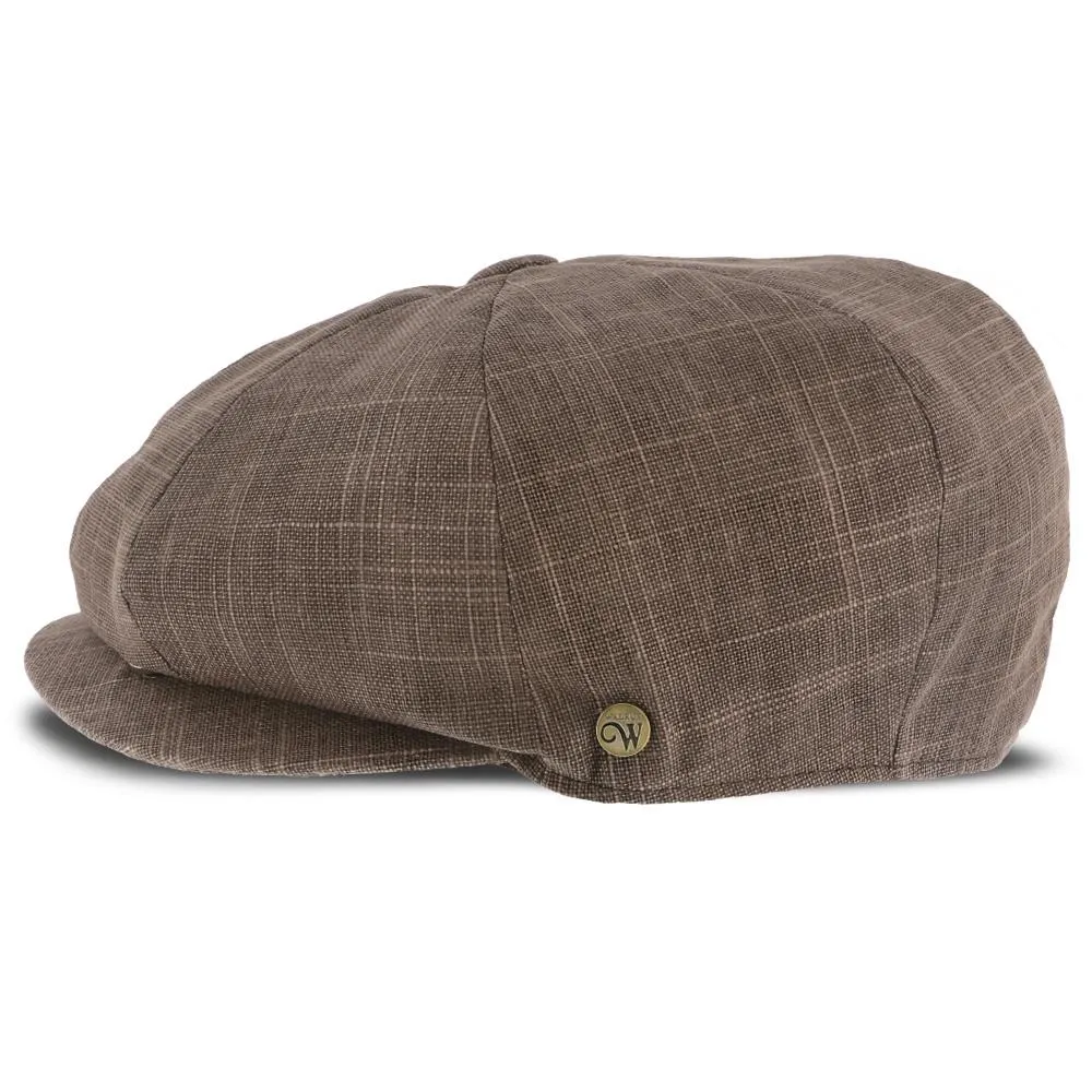 Regal - Walrus Hats Linen/Cotton 8 Panel Newsboy Cap