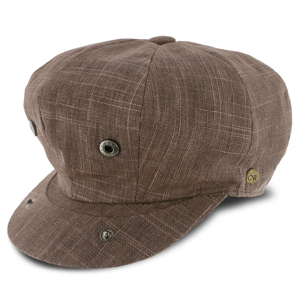 Regal - Walrus Hats Linen/Cotton 8 Panel Newsboy Cap