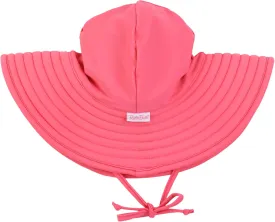 RuffleButts Baby/Toddler Girls UPF 50  Sun Protective Wide Brim Swimwear Sun Hat