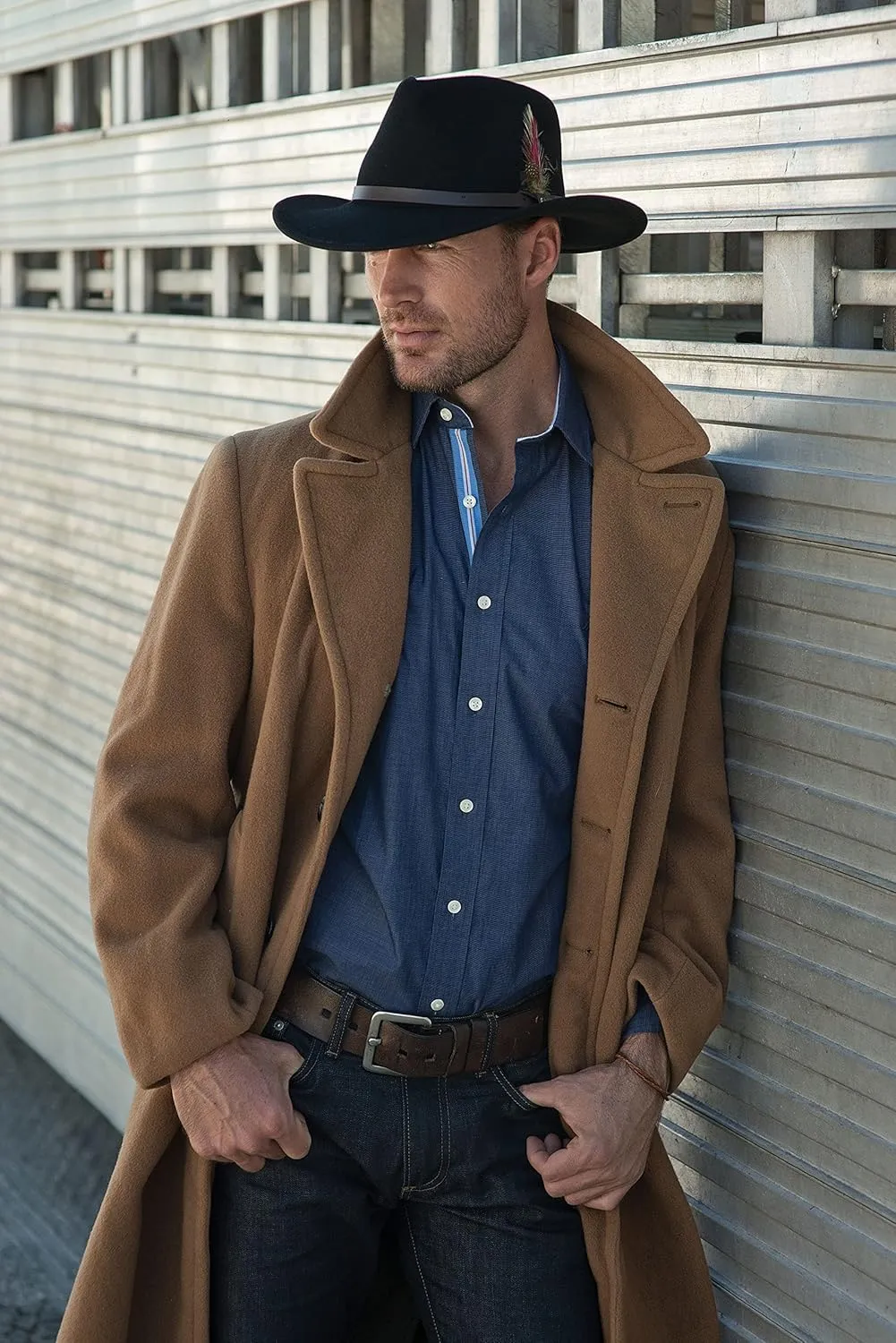 Scala Classico Men's Crushable Felt Outback Hat