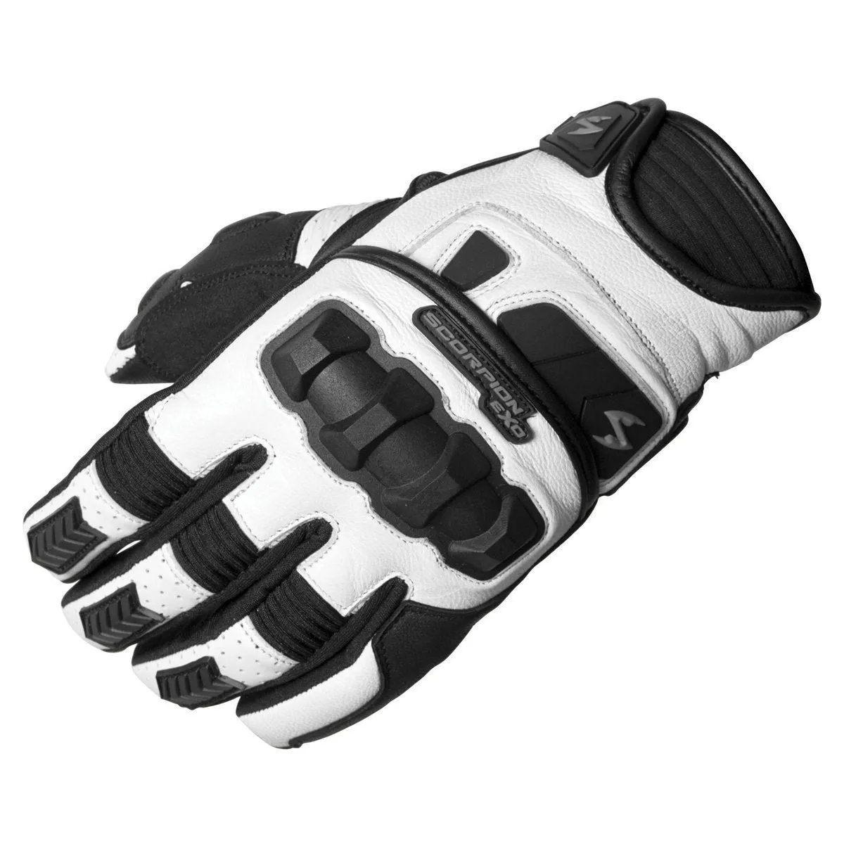 Scorpion Klaw II White Leather Gloves