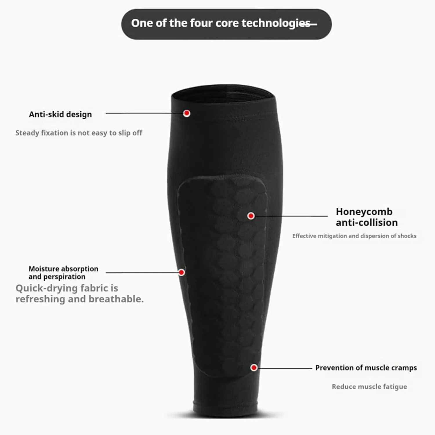 Ski Shin Guards, Frost Armours Ski Shields, Shin Defender Shin Guards, Shinbang Protector 2.0, Compression Sleeve with Honeycomb Pads, Breathable Elastic Anti-Collision Leggings for Skiing